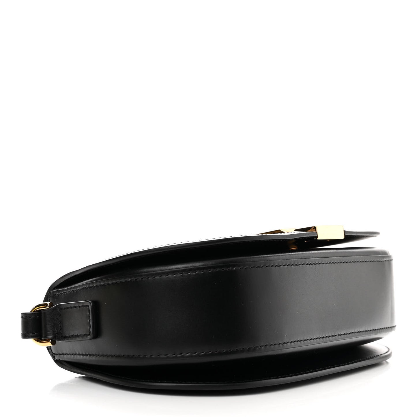 Calfskin Medium Greca Goddess Shoulder Bag Black