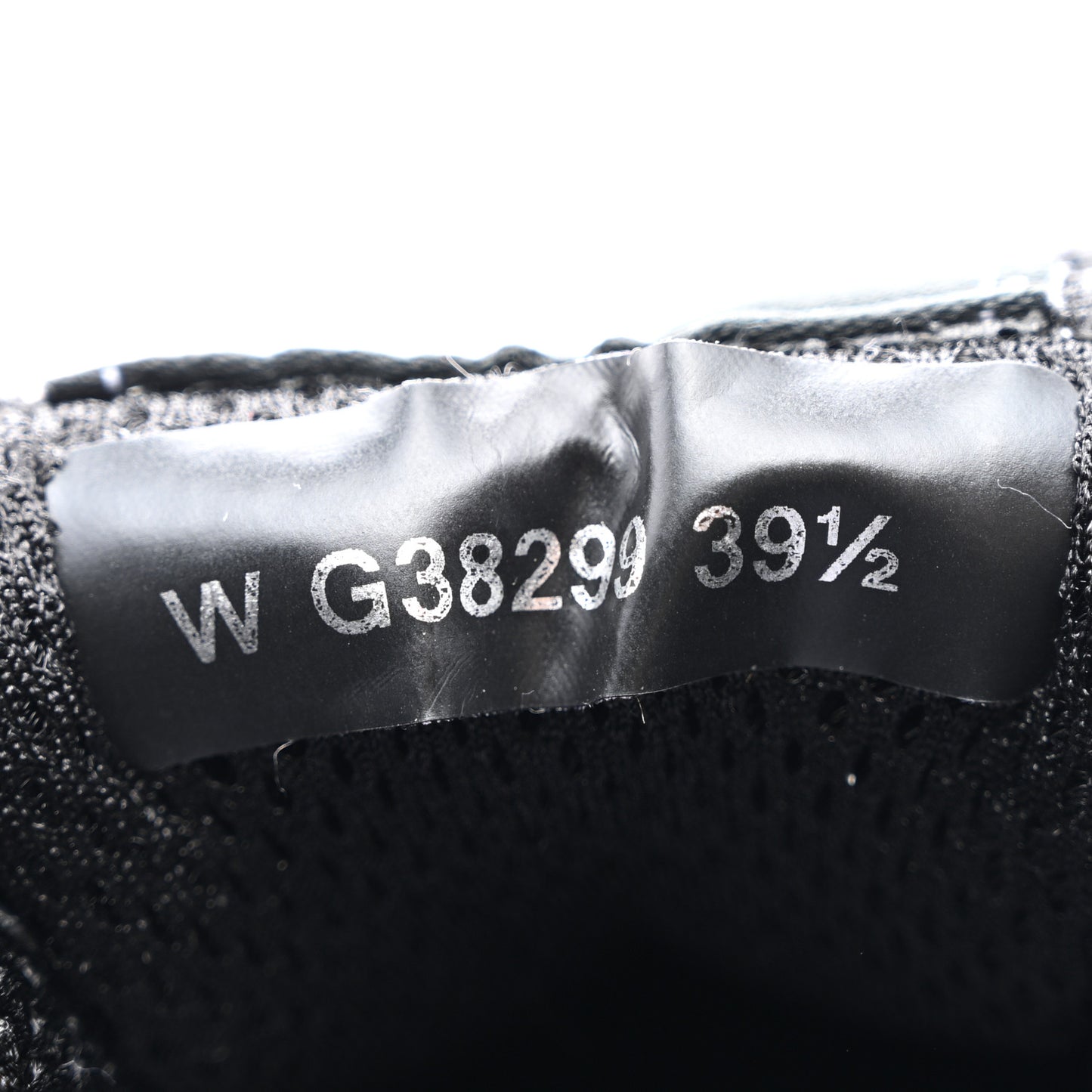 Mesh Suede Calfskin Grained Calfskin Womens CC Sneakers 39.5 White Black