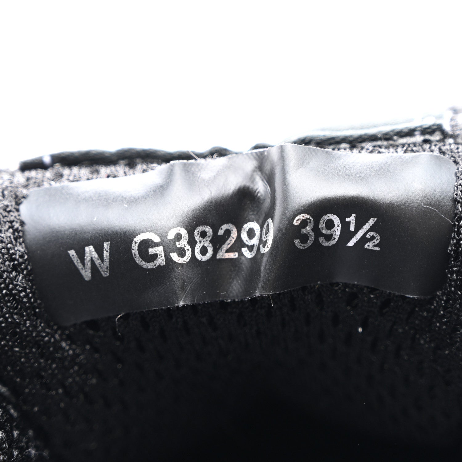 Chanel Mesh Suede Calfskin Grained Calfskin Womens CC Sneakers 39.5 White Black 9 of 12