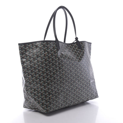Goyard Goyardine Saint Louis Claire Voie GM Black Green 3 of 11