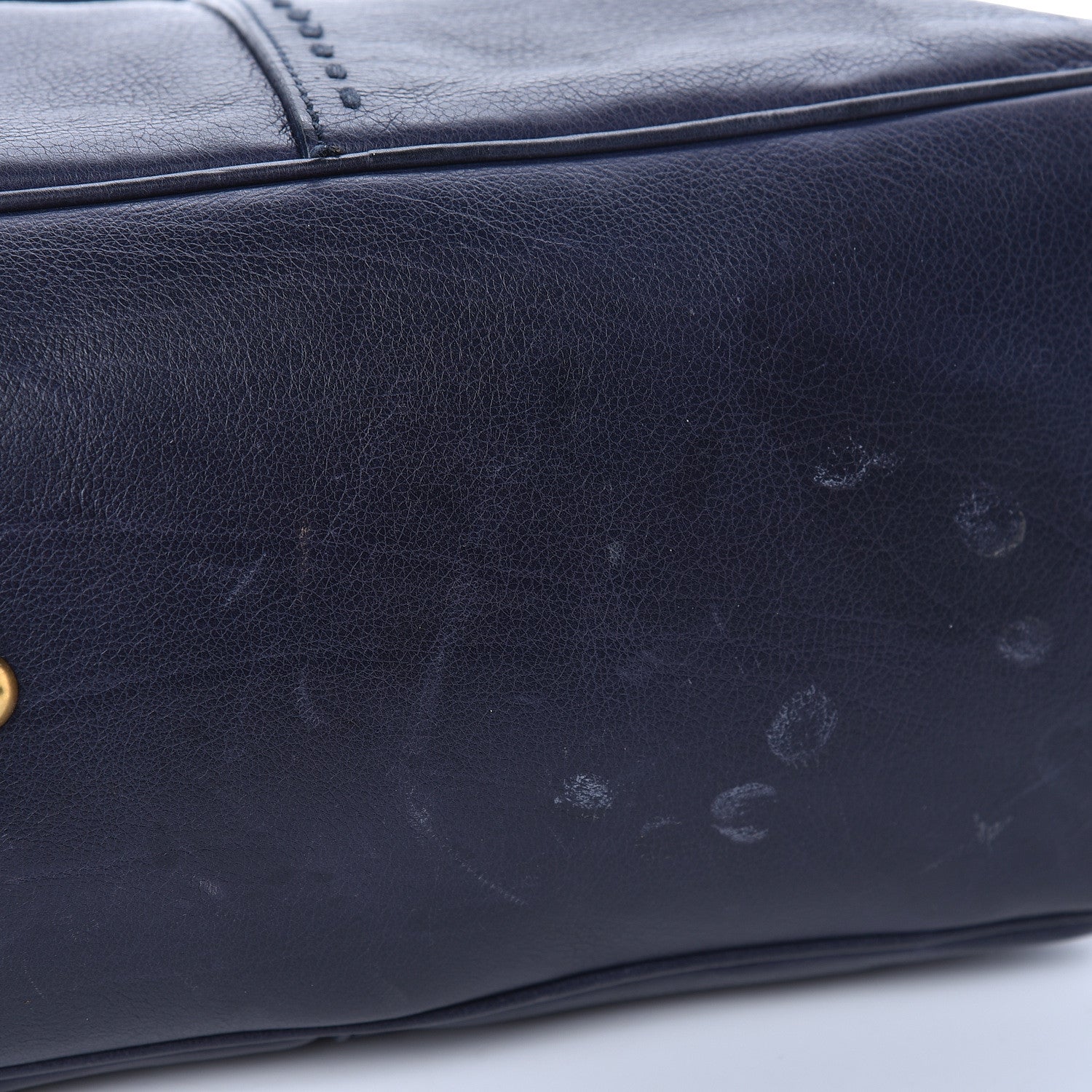 Saint Laurent Calfskin Large Muse Navy Blue 13 of 26