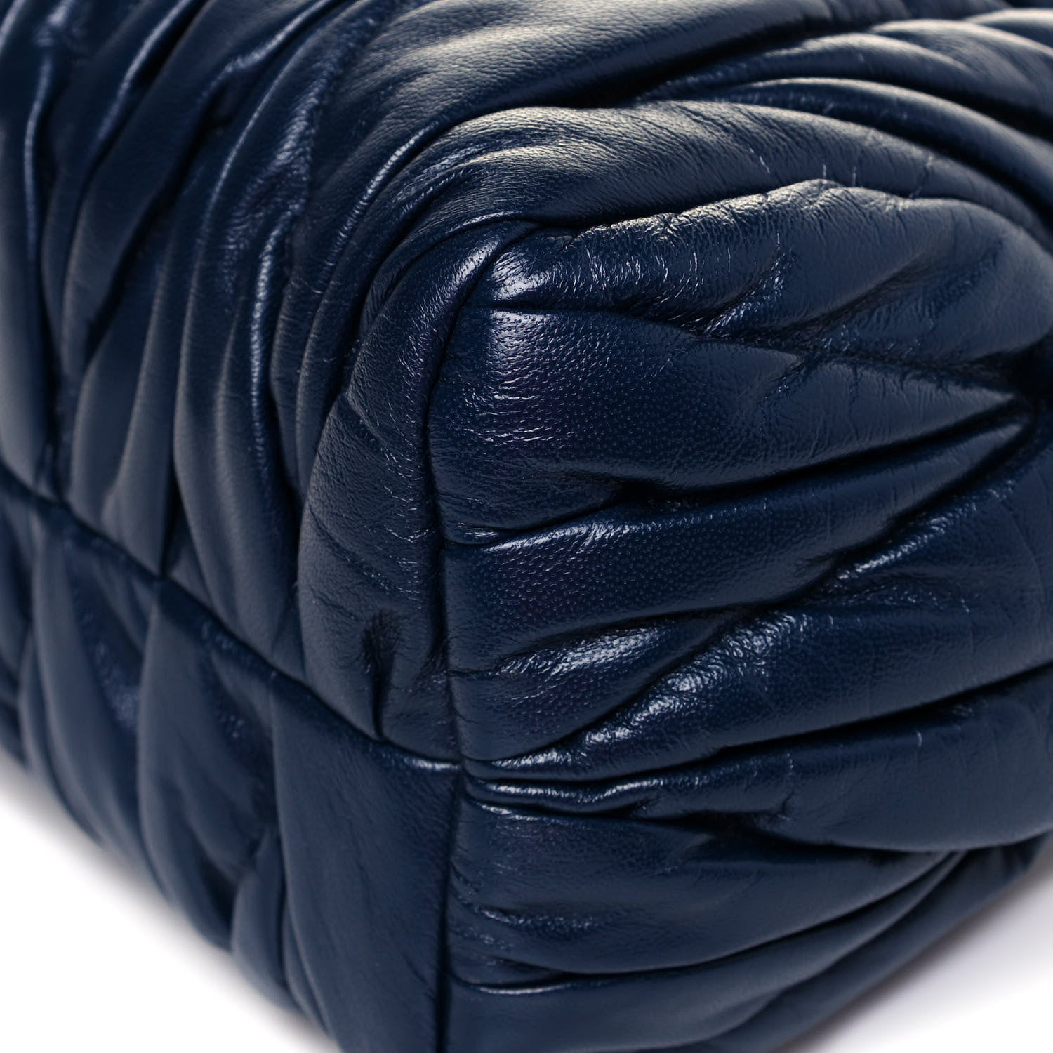 Miu Miu Nappa Matelasse Shoulder Bag Bleuette 9 of 12