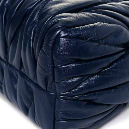 Miu Miu Nappa Matelasse Shoulder Bag Bleuette 9 of 12