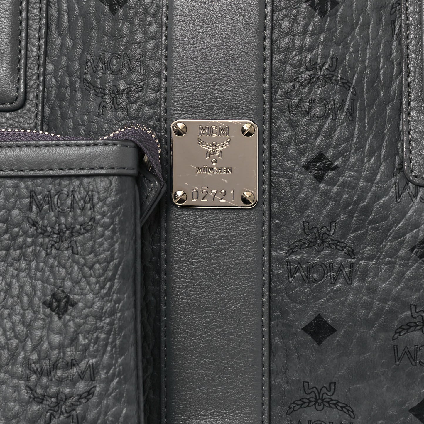 Visetos Medium Liz Reversible Shopper Tote Grey