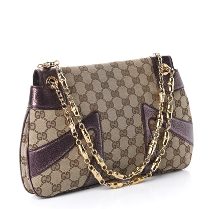 Gucci Monogram Tom Ford Jeweled Dragon Bag Purple 3 of 10