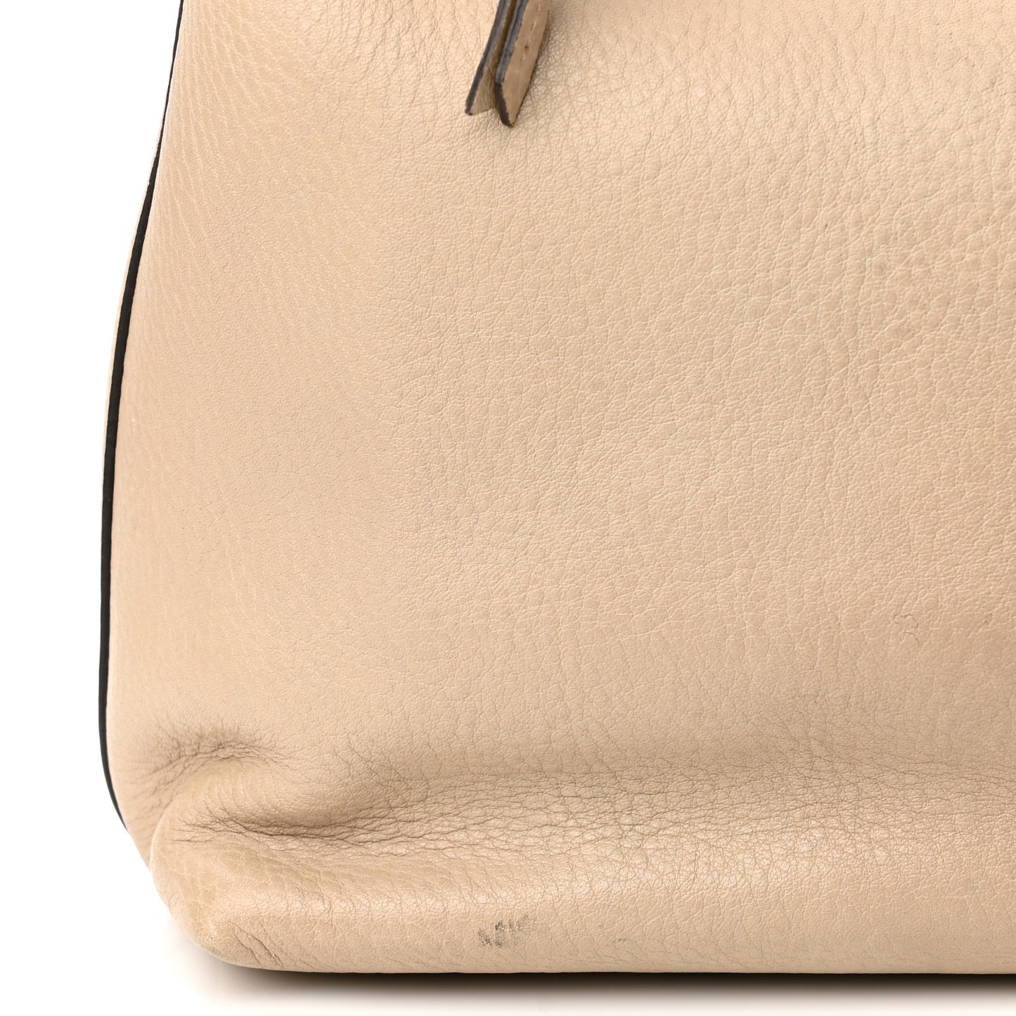 Pebbled Calfskin Small Miss GG Hobo Beige