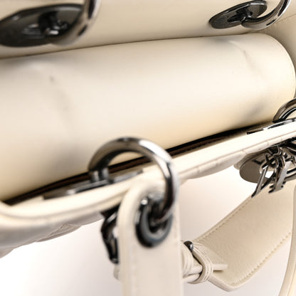 Christian Dior Lambskin Cannage Small My ABCDior Lady Dior White 11 of 11