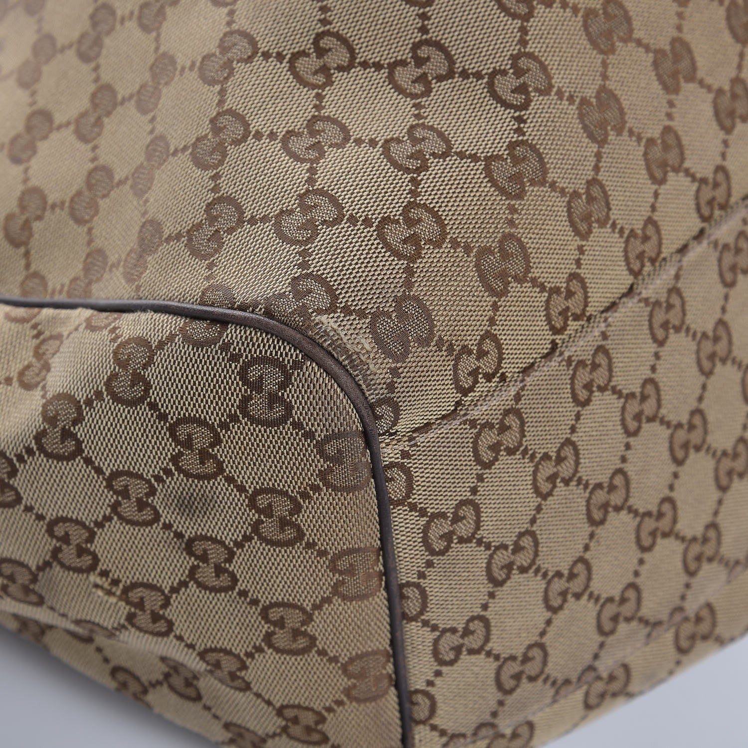 Gucci Monogram Large Sukey Tote Dark Brown 17 of 24