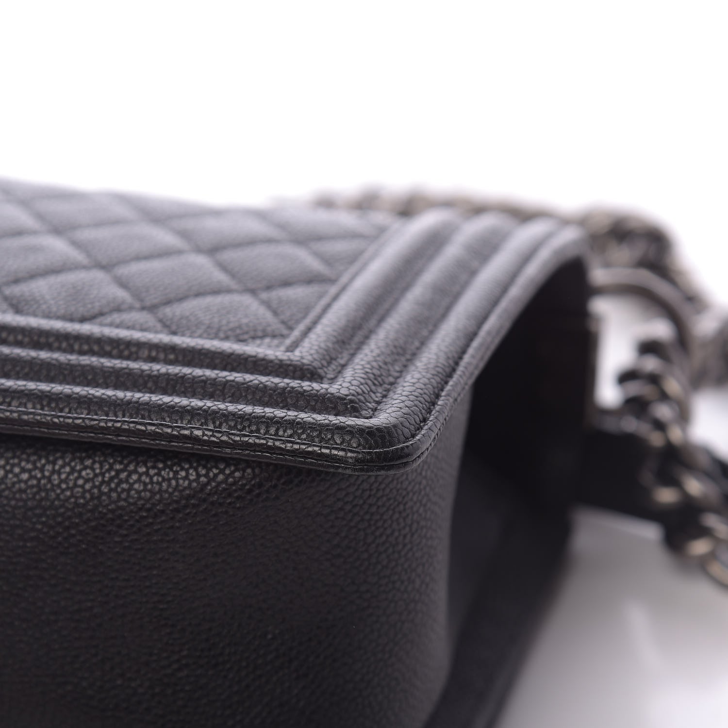 Chanel Caviar Quilted Medium Boy Flap Black 10 of 15