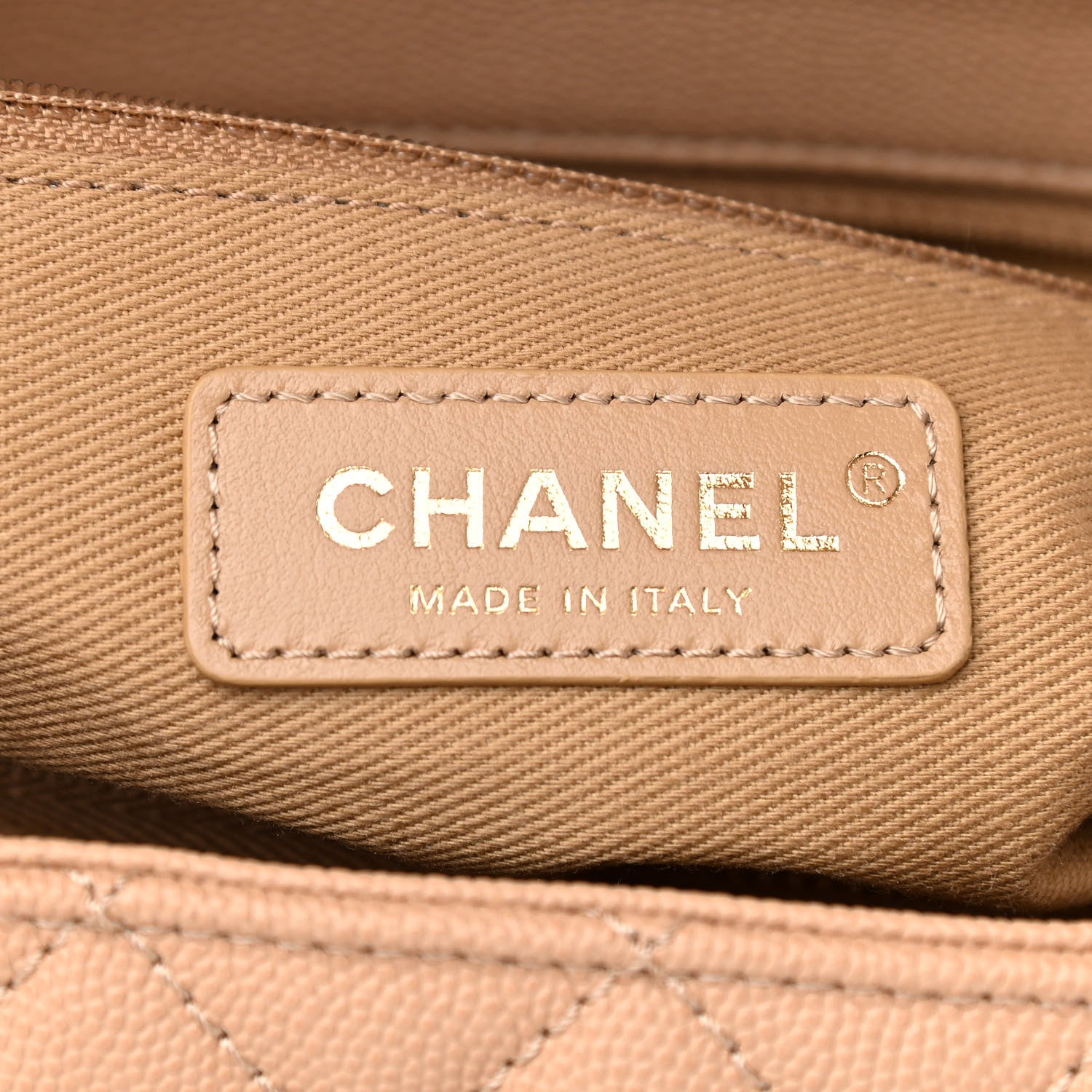 Chanel Caviar Lizard Embossed Quilted Small Coco Handle Flap Beige 8 of 11
