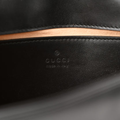Gucci Calfskin Matelasse Mini GG Marmont Shoulder Bag Black 6 of 10
