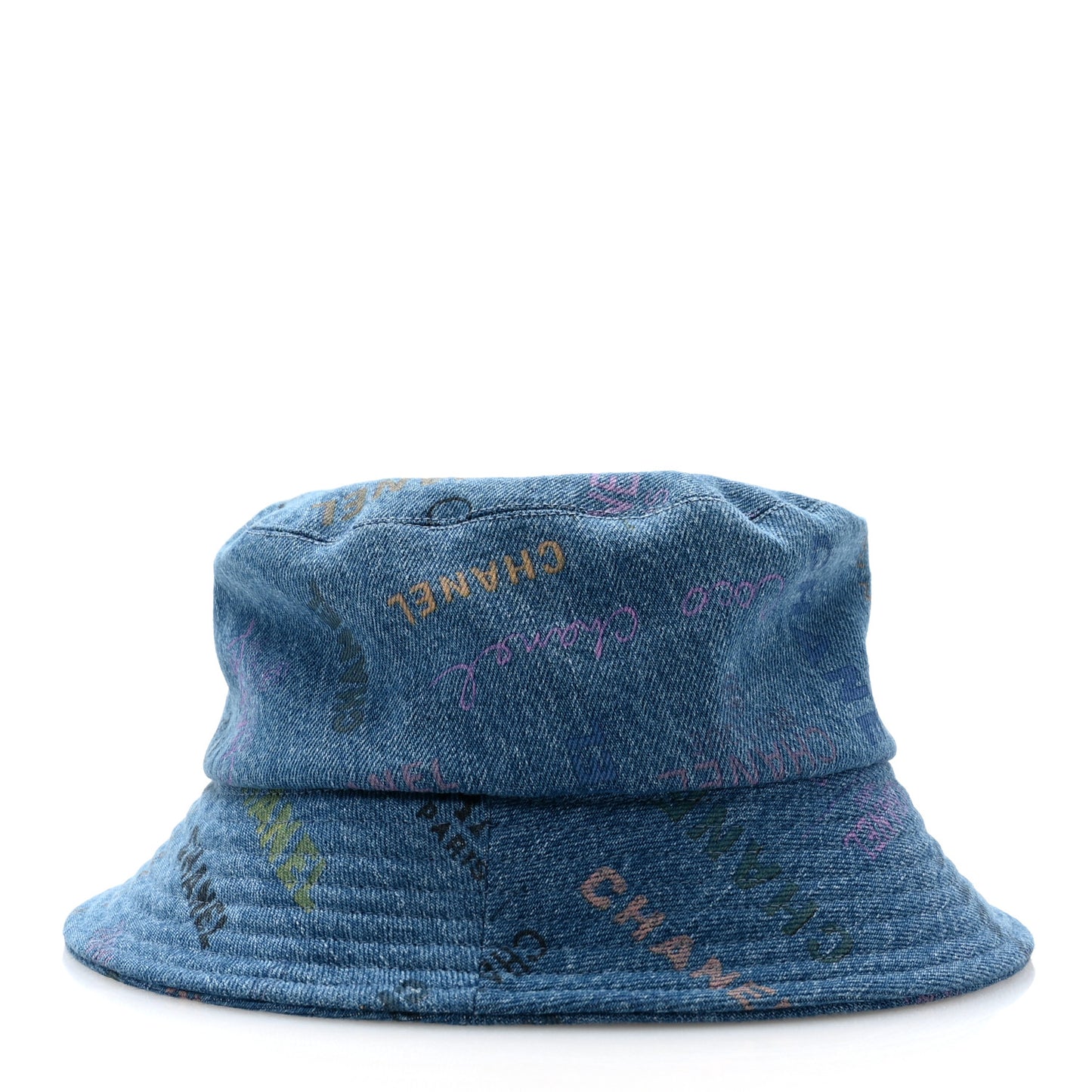 Denim Mood Cloche Bucket Hat L Blue