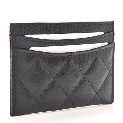 Chanel Caviar Quilted Card Holder Black 3 of 8