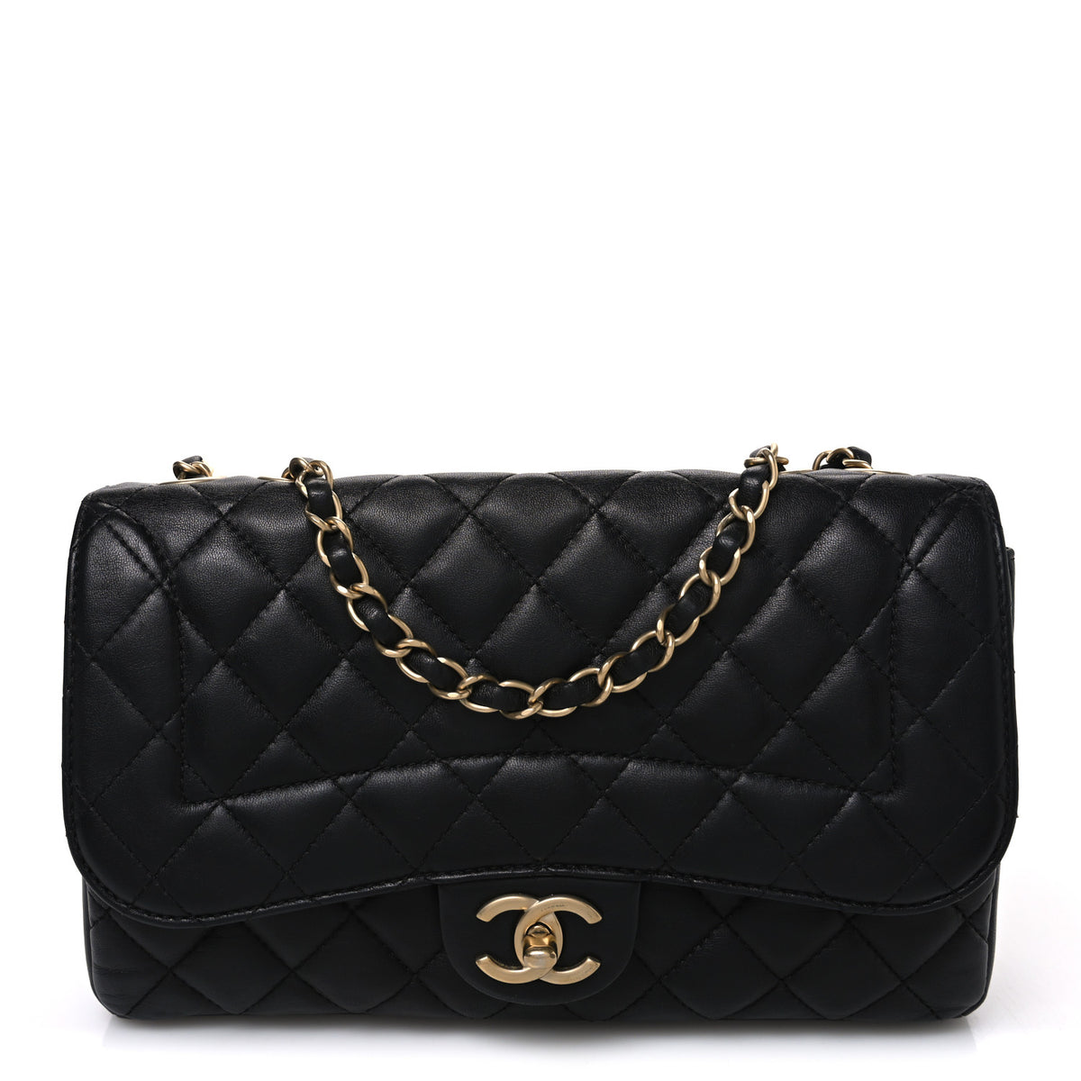 Chanel Lambskin Quilted Medium Mademoiselle Chic Flap Black 1 of 10