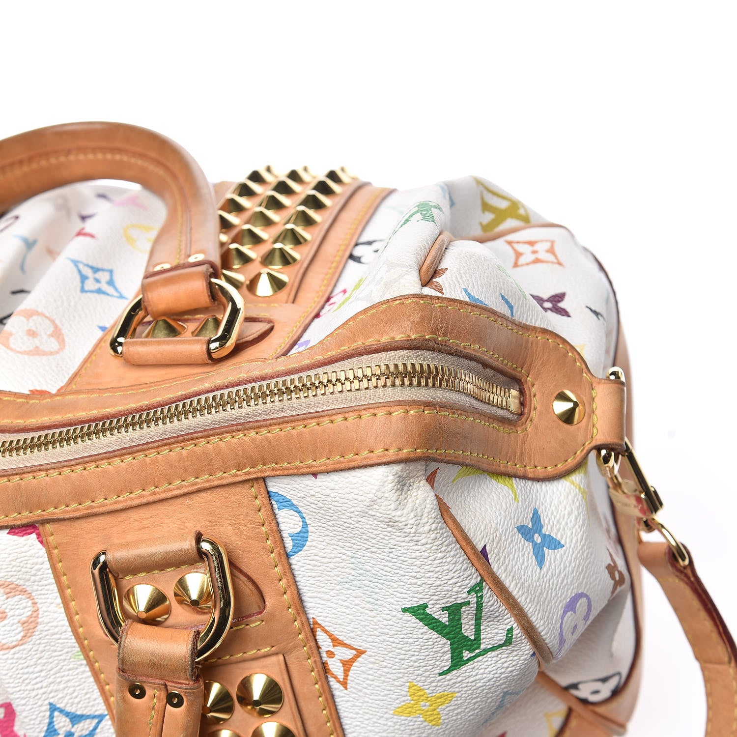 Louis Vuitton Monogram Multicolor Courtney MM White 19 of 20