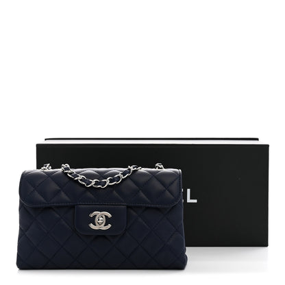 Chanel Lambskin Quilted By 4 Flap Navy 11 of 11