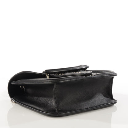 Alexander McQueen Calfskin Studded Mini Heroine Chain Satchel Black 4 of 9