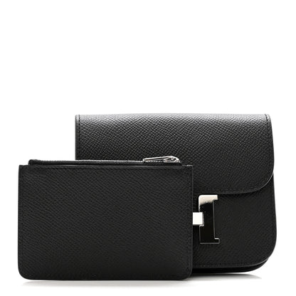 Hermes Epsom Constance Slim Wallet Black 3 of 10