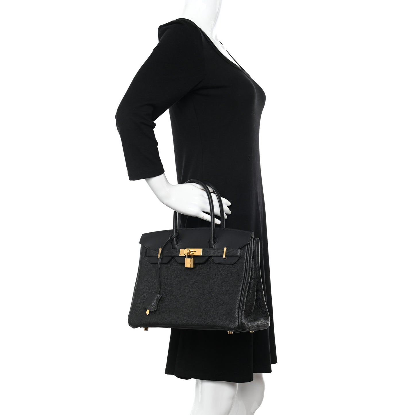 Togo Swift Canvas 3 in 1 Birkin 30 Black
