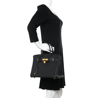 Hermes Togo Swift Canvas 3 in 1 Birkin 30 Black 2 of 17