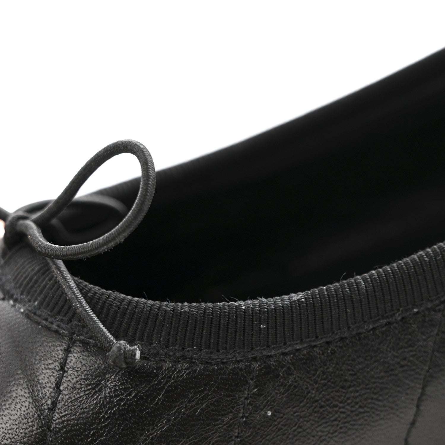 Chanel Lambskin Quilted Cambon Ballerina Flats 40 Black 11 of 12