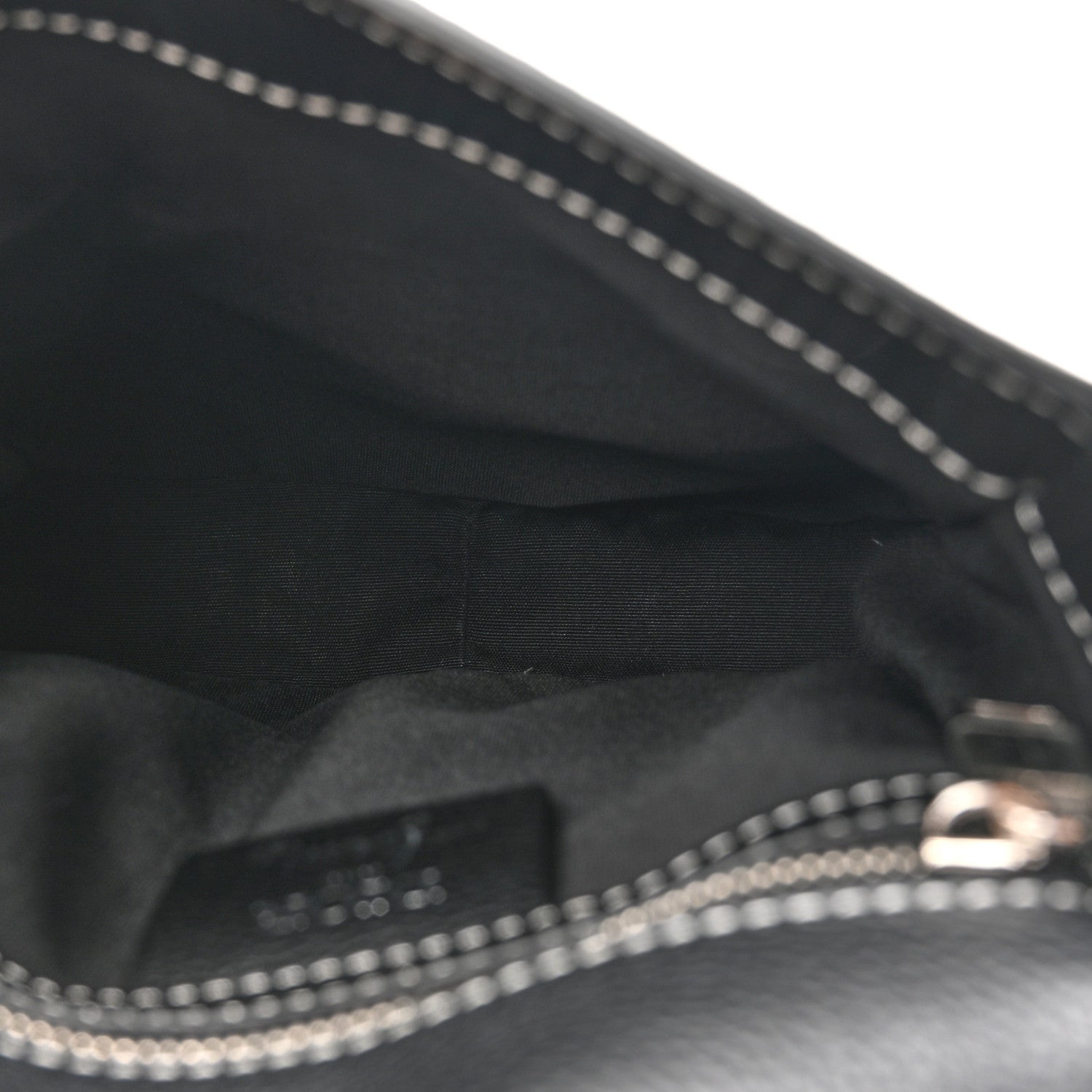 Christian Dior X SHAWN STUSSY Grained Calfskin Saddle Messenger Bag Black 5 of 11