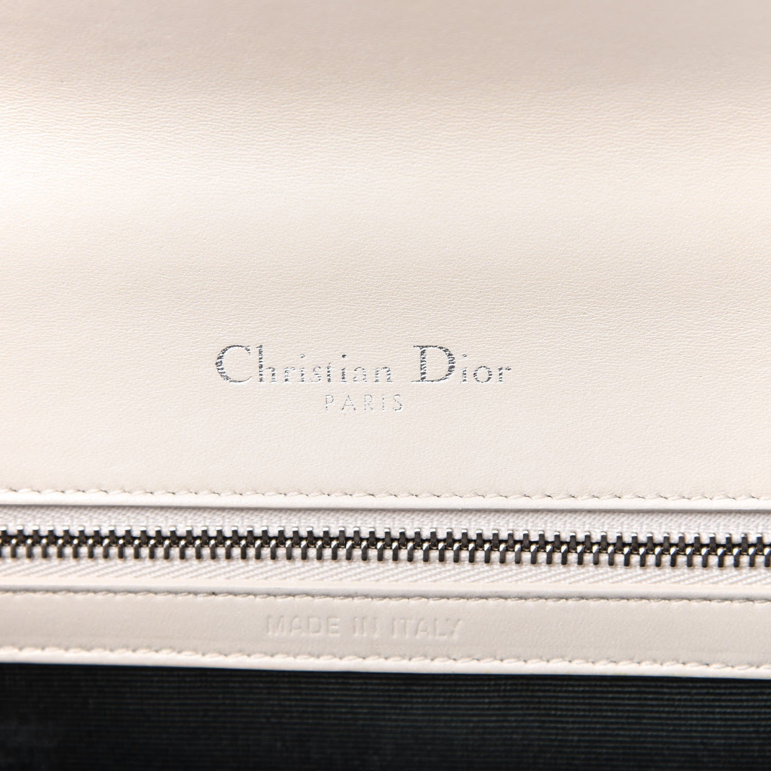 Christian Dior Calfskin Small Diorama Flap Bag Off White 8 of 10