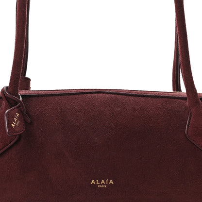 Alaia Suede Goatskin Medium Le Teckel Bag Rouge Grenat 8 of 10