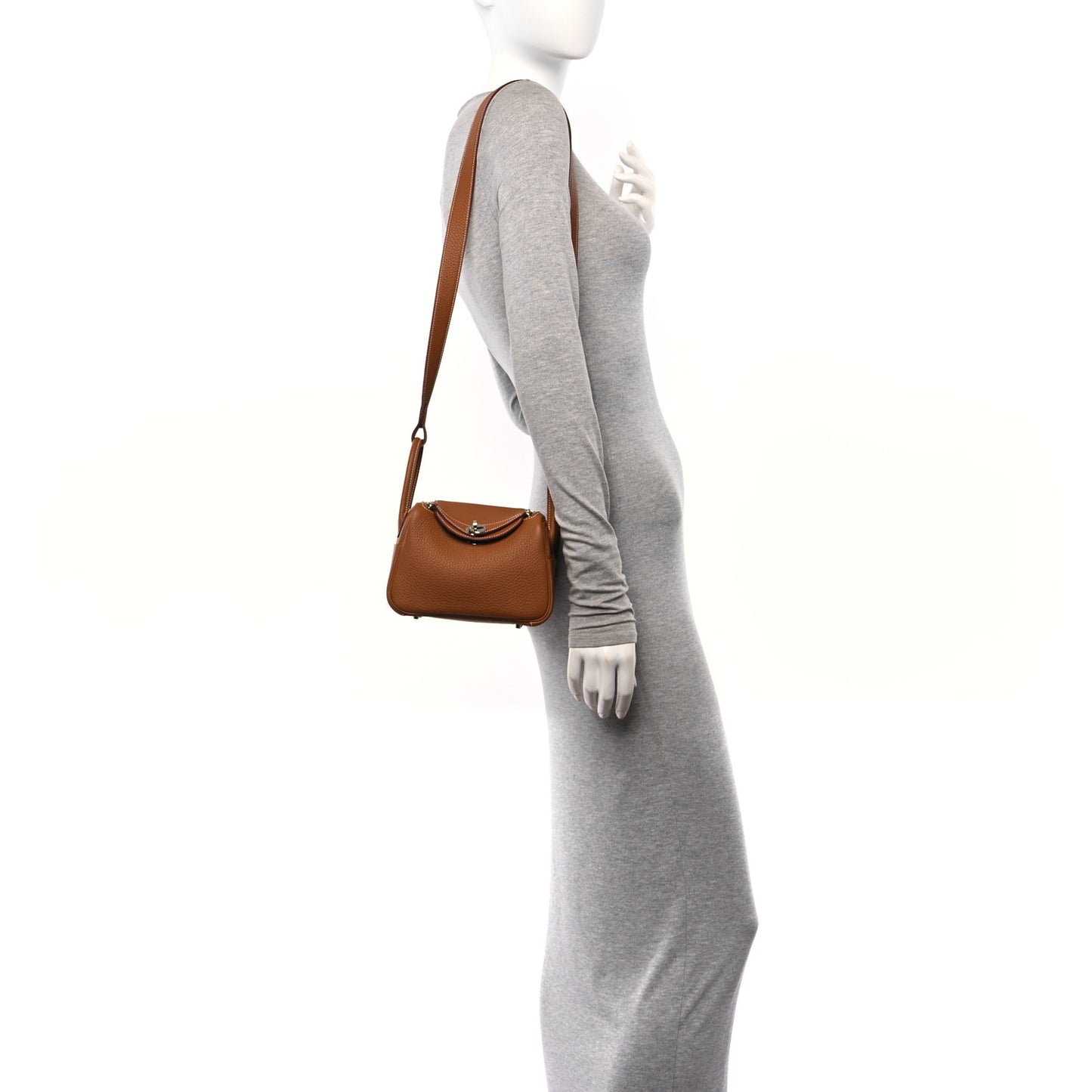 Taurillon Clemence Mini Lindy 20 Gold