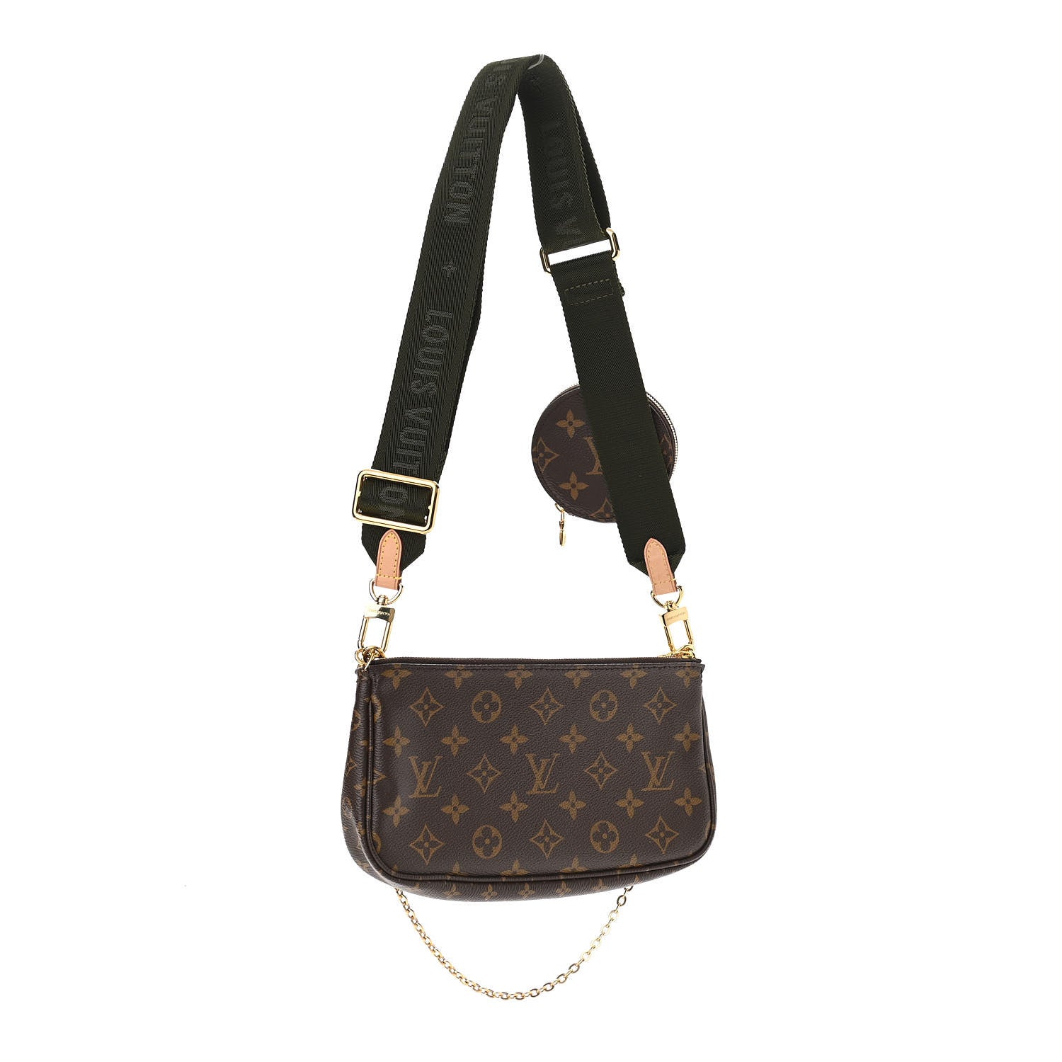Louis Vuitton Monogram Multi Pochette Accessories Kaki 3 of 11