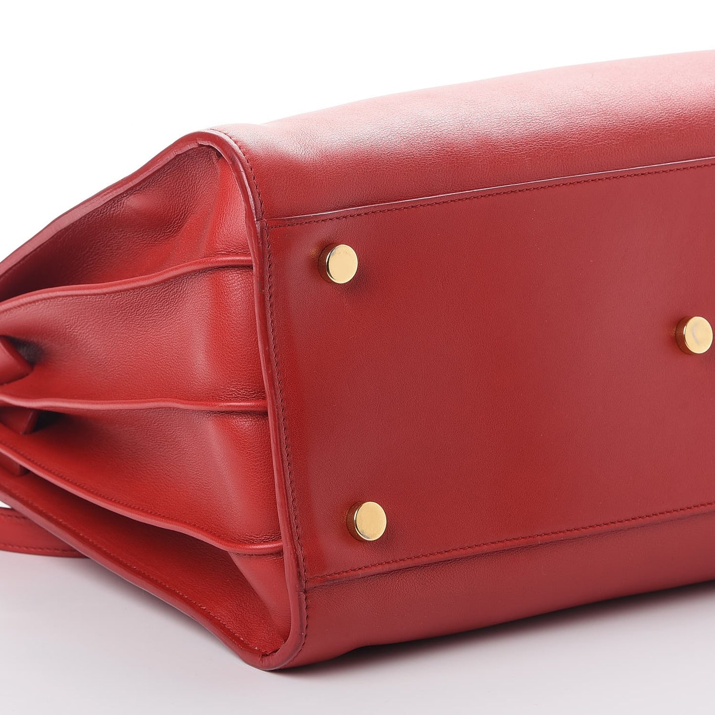 Grained Calfskin Small Sac De Jour Lipstick Red