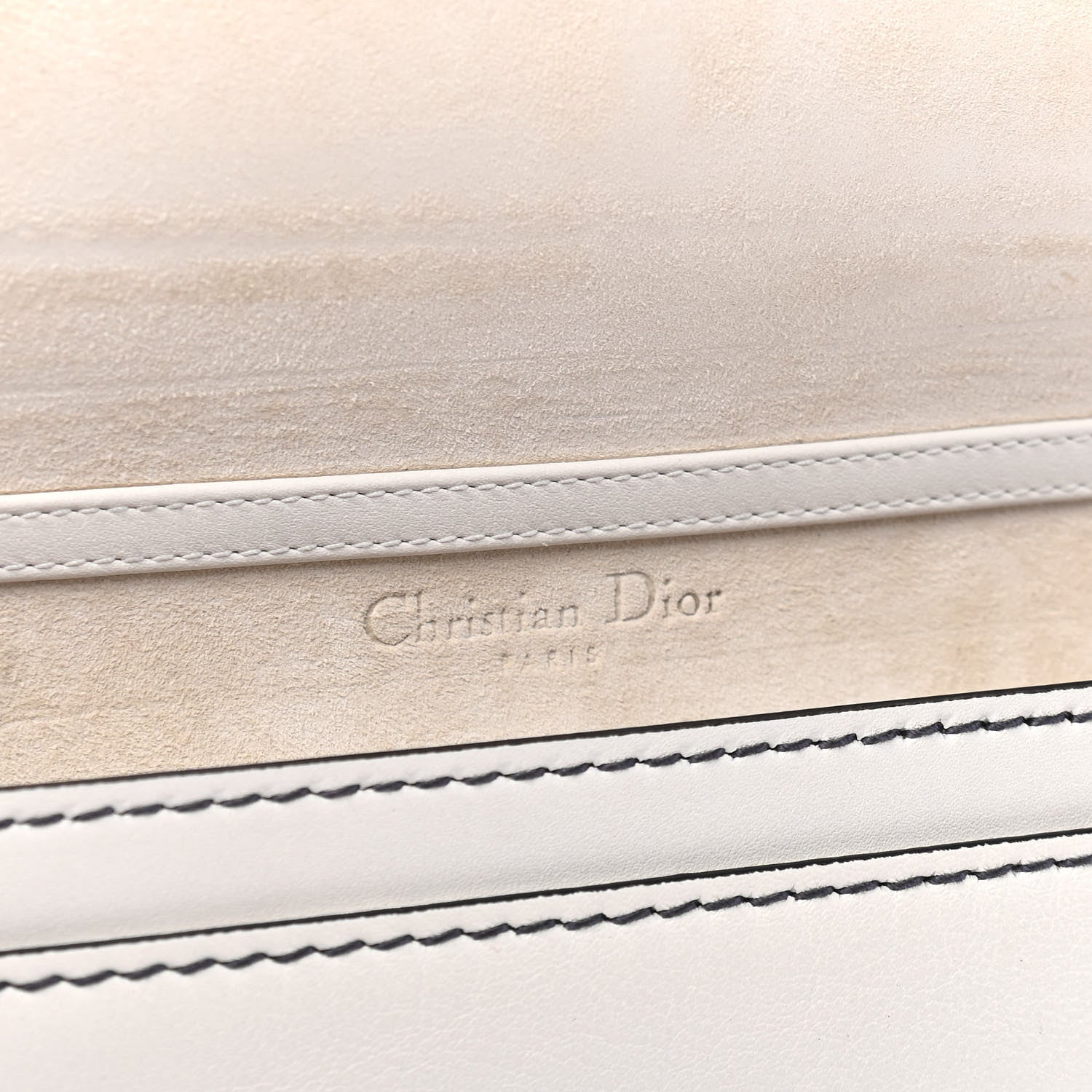 Christian Dior Calfskin J'Adior Wallet on Chain Pouch Off White 5 of 5