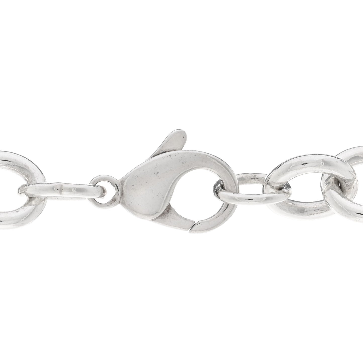 Sterling Silver Heart Tag Pendant Necklace