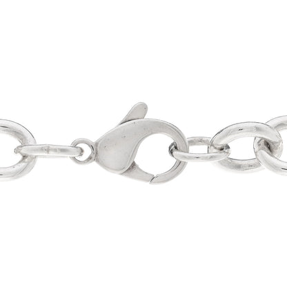 Tiffany Sterling Silver Heart Tag Pendant Necklace 4 of 5