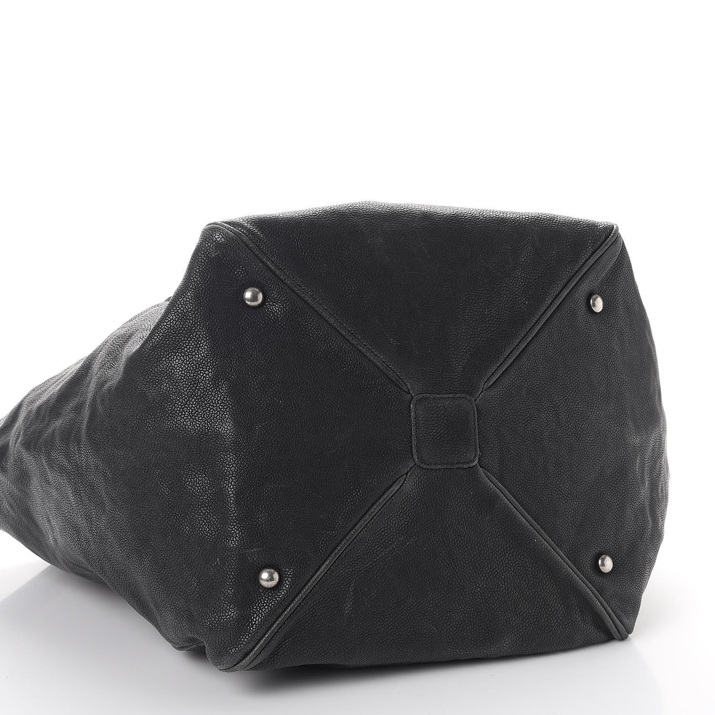 Distressed Caviar Outdoor Ligne Tote Black