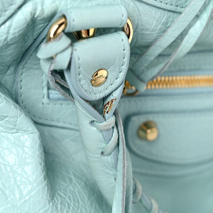 Balenciaga Agneau Classic Gold Hardware Velo Bleu Maldives 22 of 25