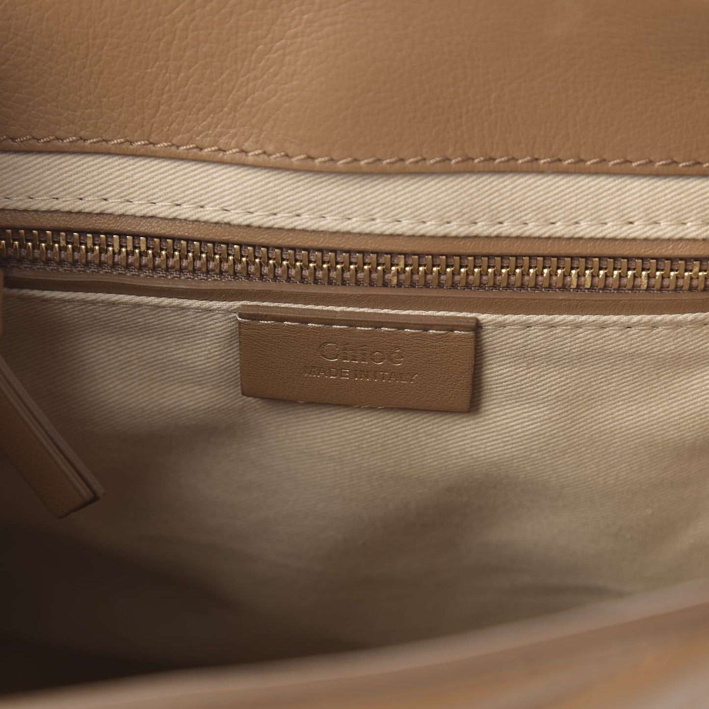 Calfskin Quilted Small Faye Backpack Nut