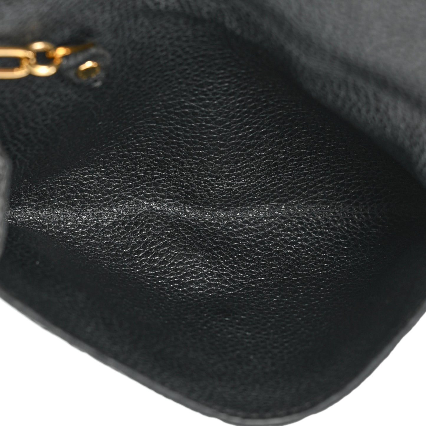 LOUIS VUITTON Empreinte Key Pouch Black