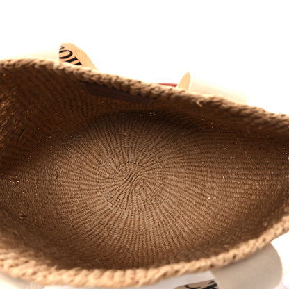 Chloe Raffia Large Woody Tote White 5 of 9