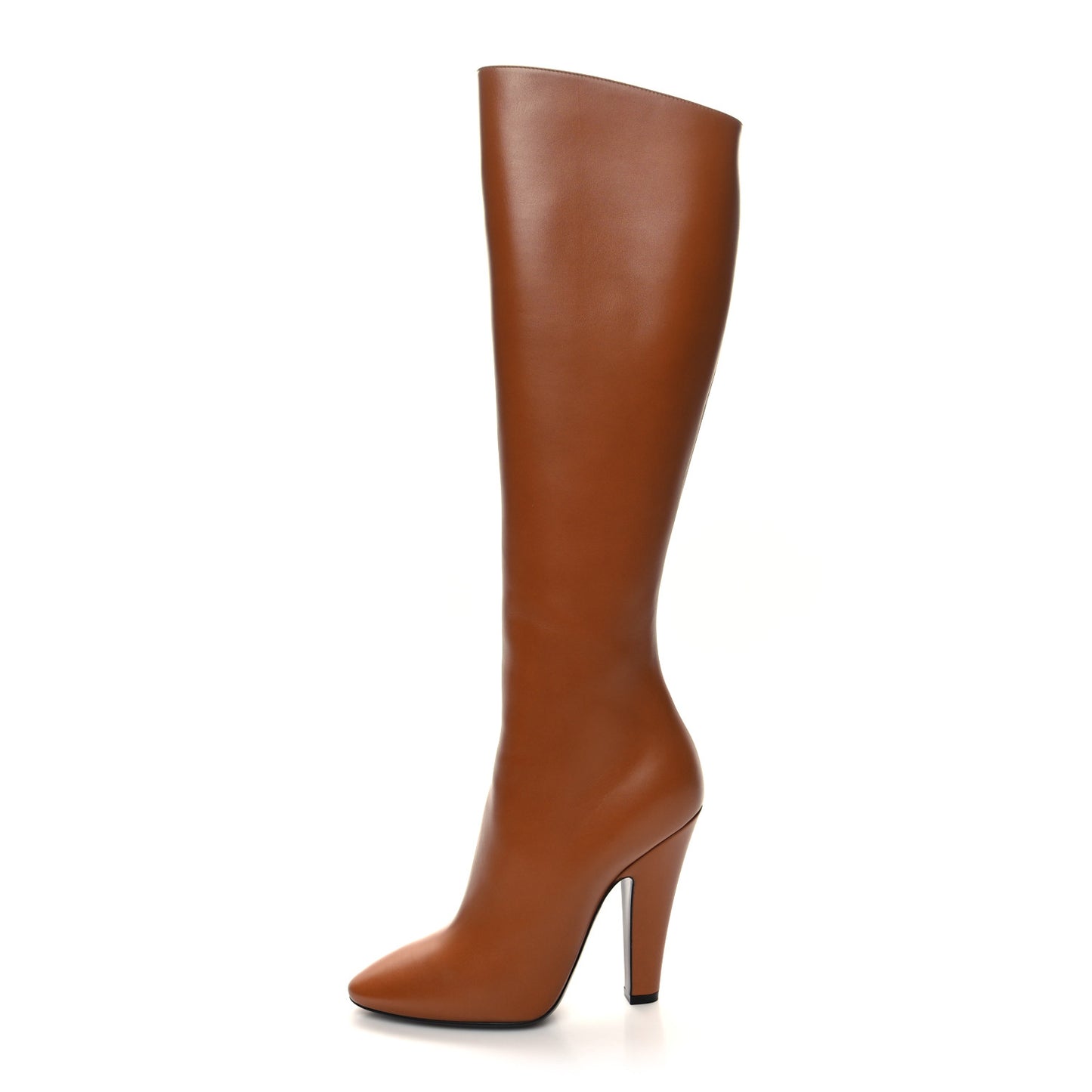 Smooth Calfskin 68 Knee High Boots 38.5 Cuoi