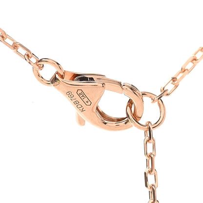 Cartier 18K Pink Gold Diamond SM D'Amour Pendant Necklace 5 of 6