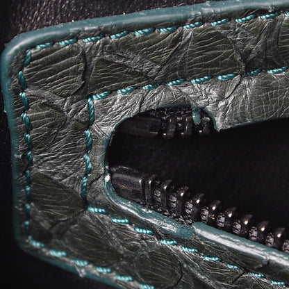 Celine Python Medium Phantom Luggage Emerald 7 of 7
