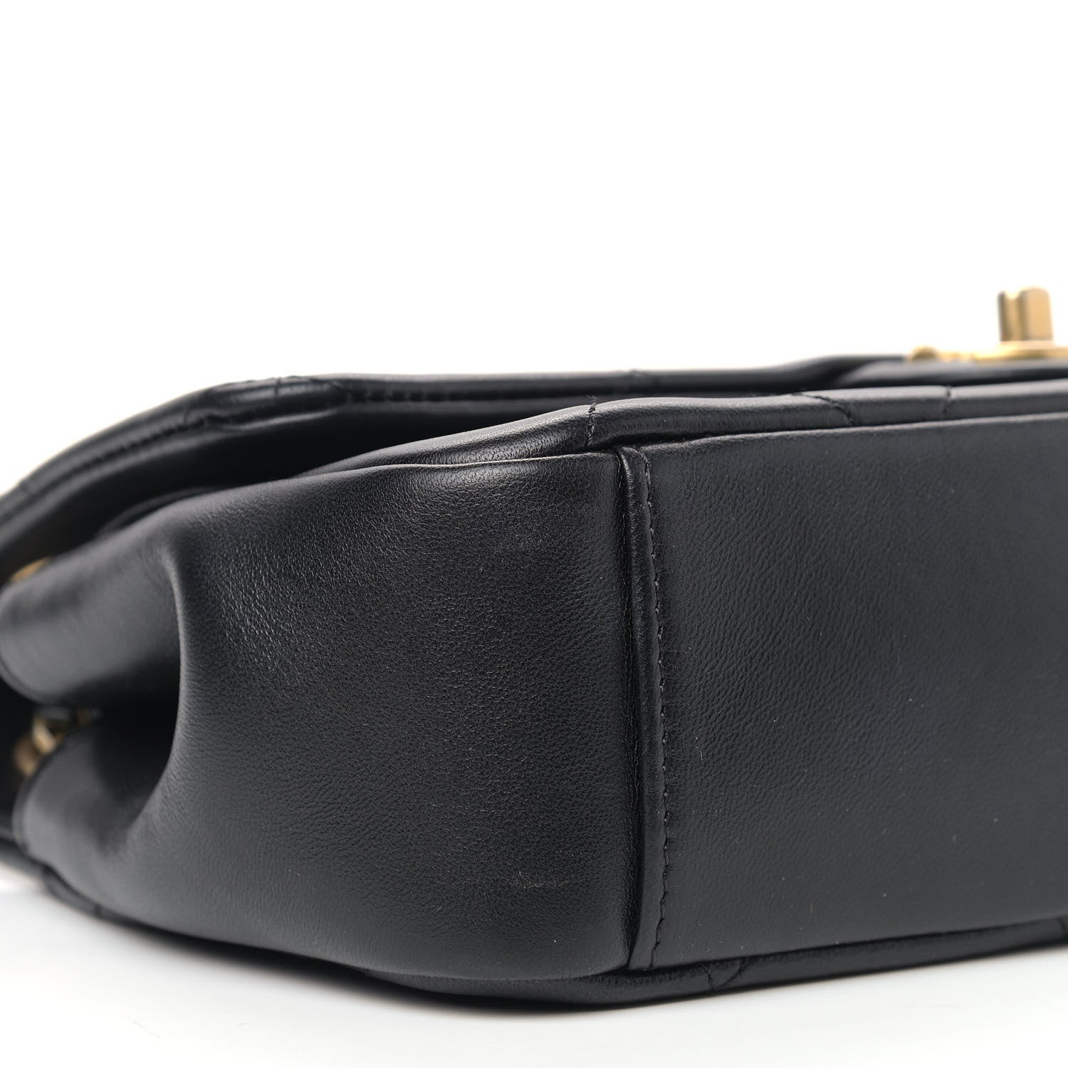 Chanel Lambskin Small Chain Handle Flap Bag Black 8 of 9