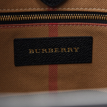 Burberry Grainy Calfskin Small Elmstone Hobo Black 6 of 10