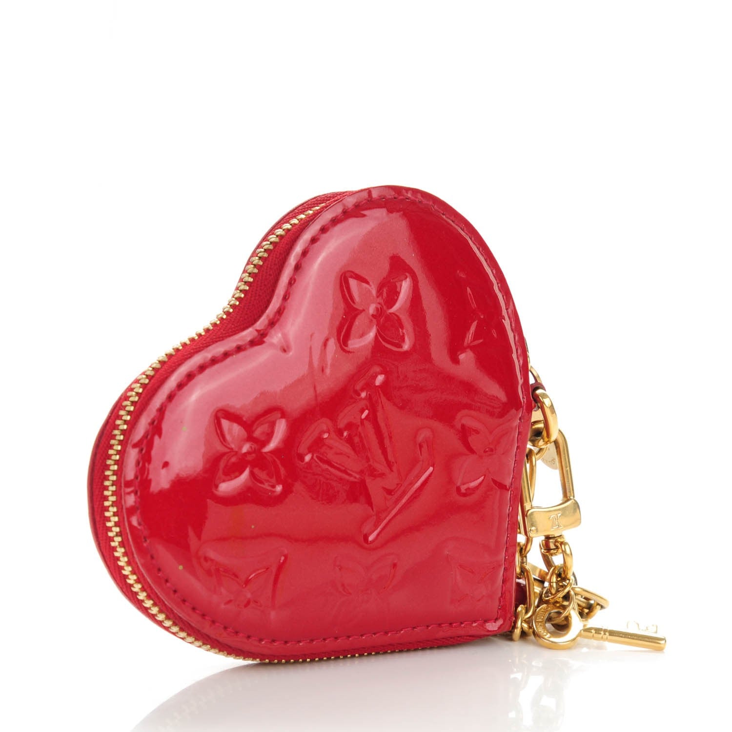 Louis Vuitton Vernis Coeur Heart Coin Purse Pomme D'Amour 3 of 7
