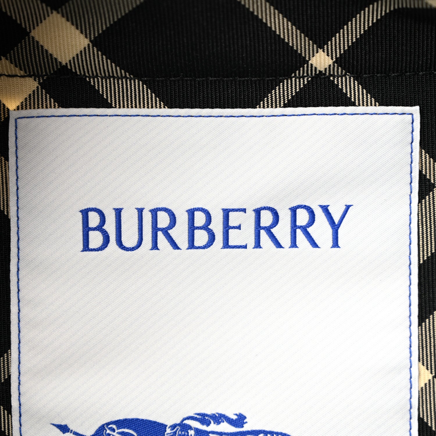 Burberry Canvas Check Essential Belt Bag Black Calico 6 of 9
