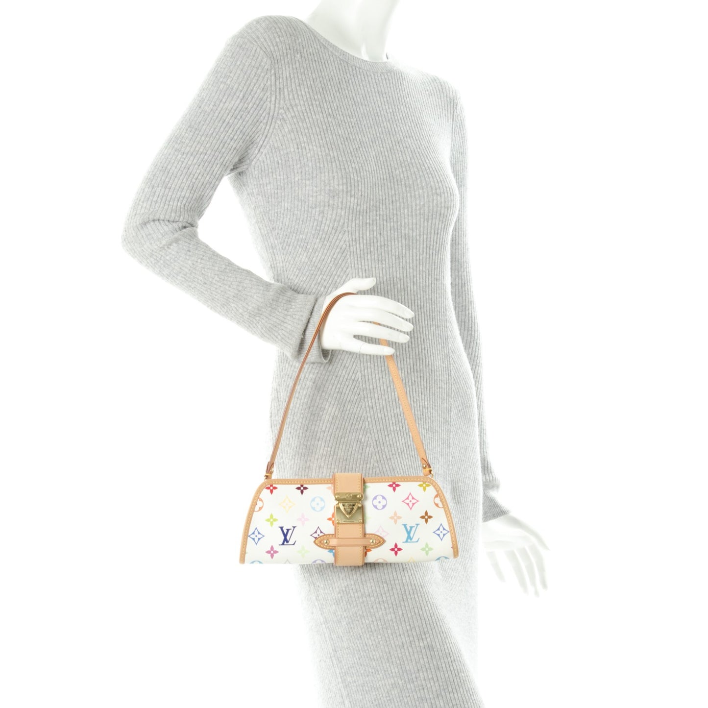 Monogram Multicolor Shirley White