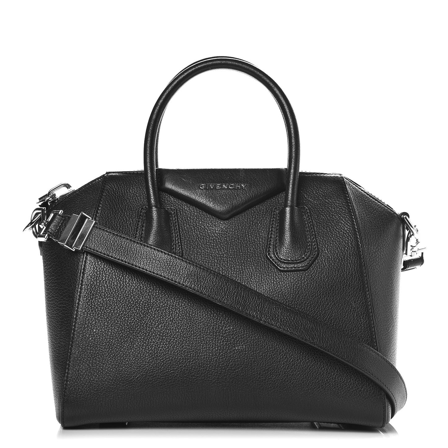 Sugar Goatskin Small Antigona Black