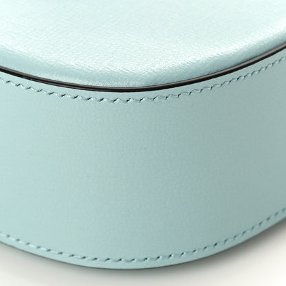 Gucci Azalea Calfskin Crystal GG Monogram Mini Horsebit 1955 Shoulder Bag Light Blue 10 of 11