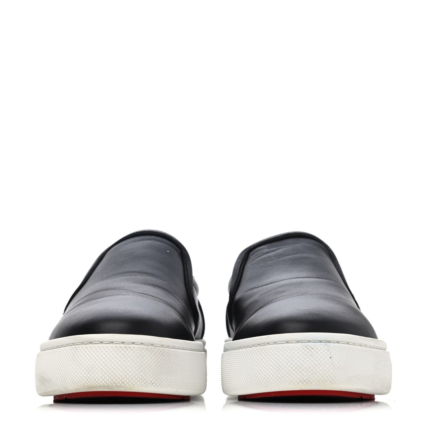Calfskin Womens Masteral Platform Slip On Sneakers 37 Black